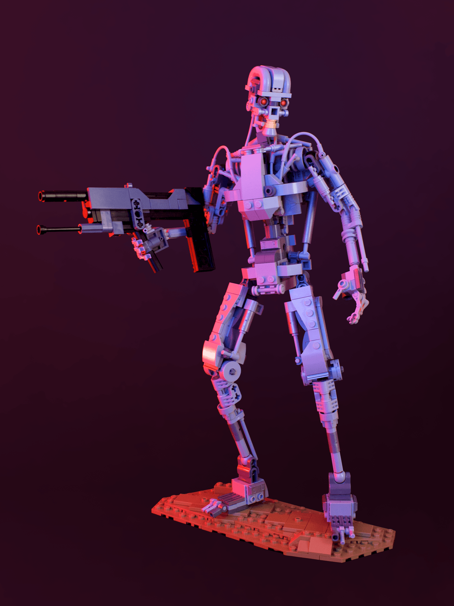 Terminator T-800 Custom MOC | Display | Toylandeu™
