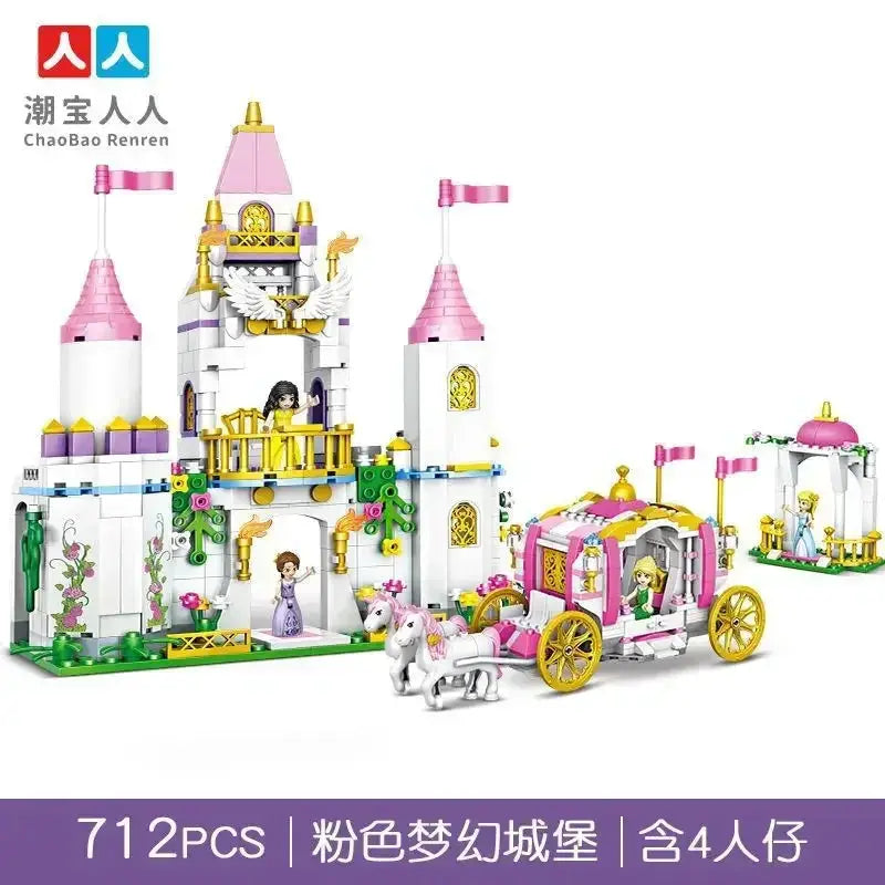 Frozen Princess Ice Castle Building Blocks Set Compatible With Lego - ToylandEU