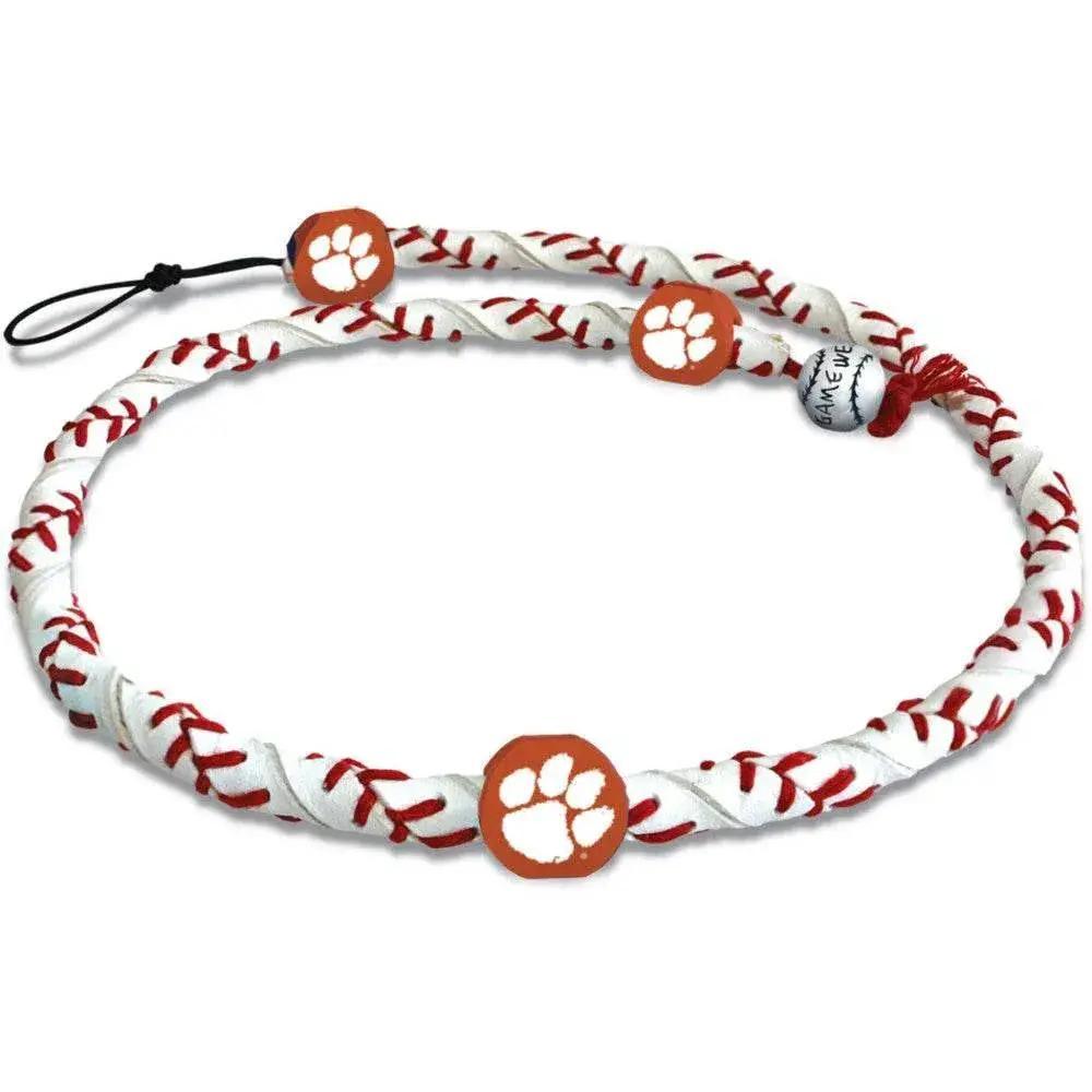 Clemson Tigers Necklace Frozen Rope Baseball Jewelry - ToylandEU™