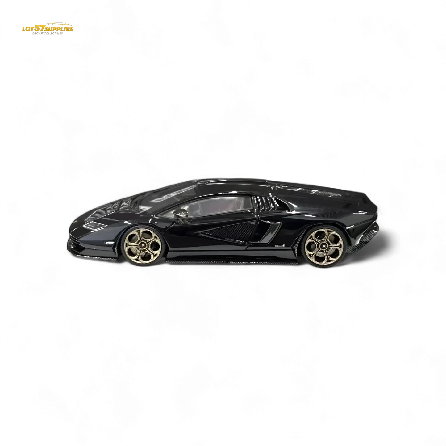 Fuelme Model NEO COUNTACH LPI 800-4 NERO MAIA BLACK 1:64 Resin - ToylandEU