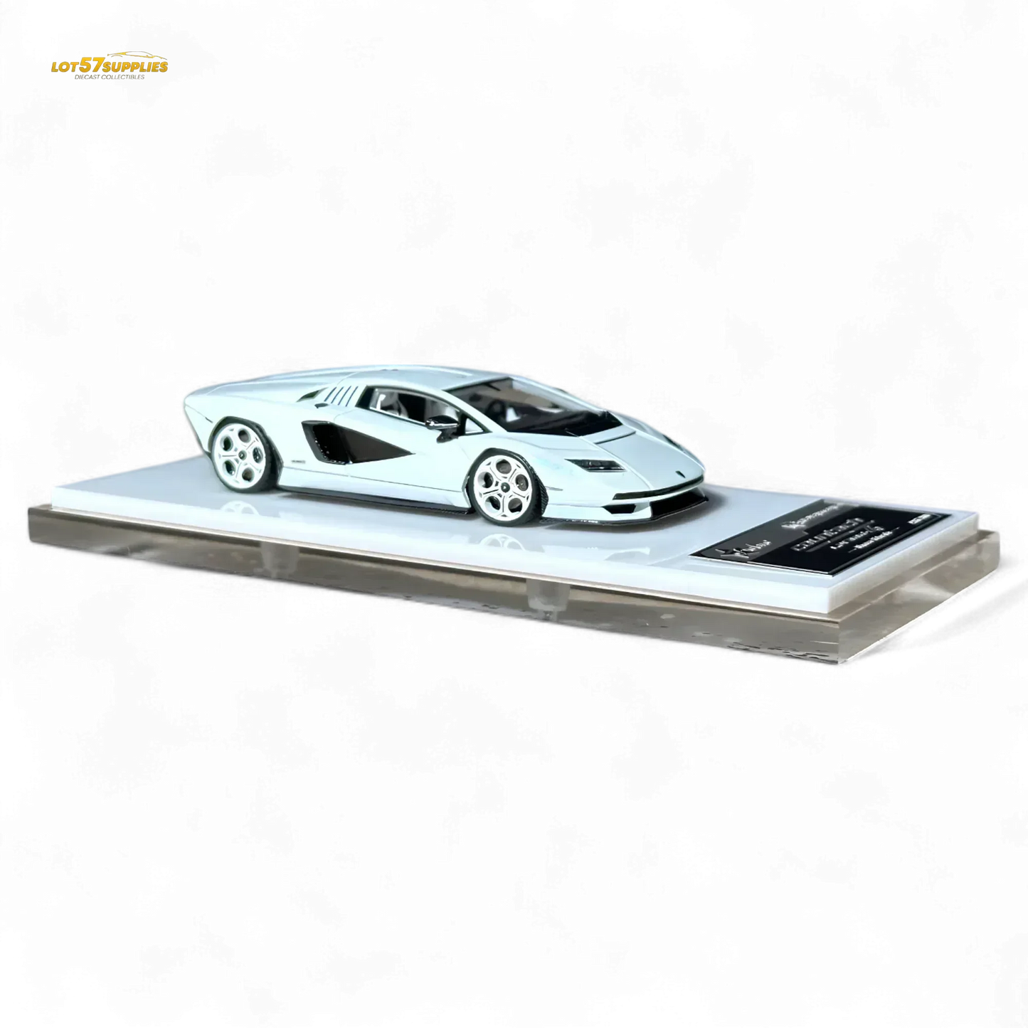 Fuelme Model NEO COUNTACH LPI 800-4 BIANCO SIDERALE 1:64 Resin - ToylandEU
