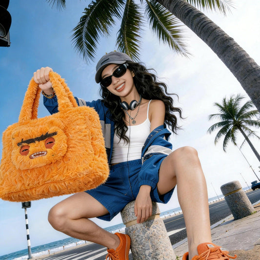 Fuggler Crossbody Bag | Wide Eyed Monster Plush | Toylandeu