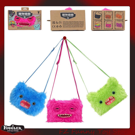 Fuggler Plush Crossbody Bag | Big Head Monster | Toylandeu