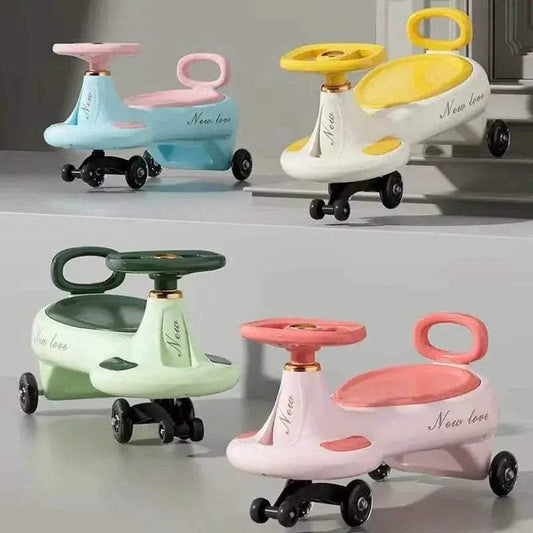 Fun Wiggle Car Ride On Toy With Music And Lights For Kids - ToylandEU