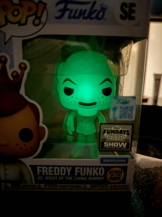 Funko Fundays Experience 2025: Pop! Originals R.L. STINE Freddy Funko as Night of the Living Dummy (Glow in the Dark) LE500 - ToylandEU™
