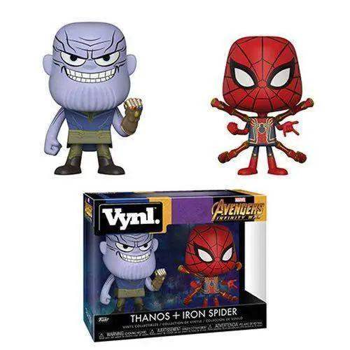 Funko Marvel Avengers Thanos Iron Spider Vinyl Figures TwoPack Collectible - ToylandEU