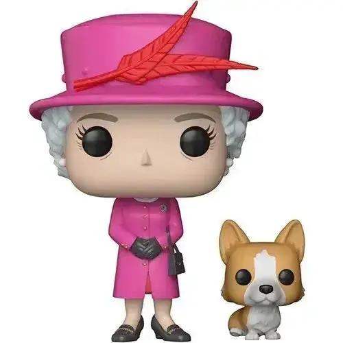 Funko Pop Royals Queen Elizabeth II With Corgi Figure - ToylandEU