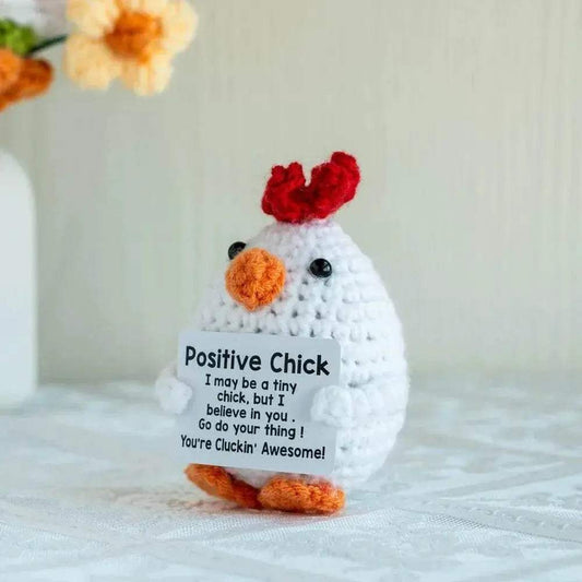 Funny Crochet Positive Energy Chick Doll Home Decoration - ToylandEU™