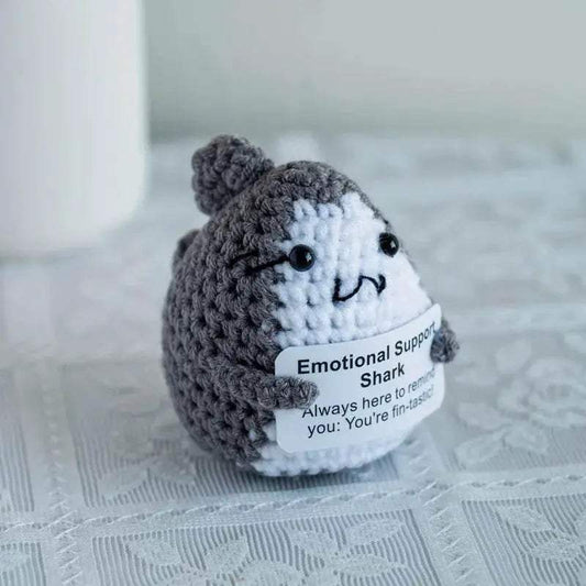 Funny Crochet Positive Energy Egg Doll Home Decor Gift - ToylandEU™
