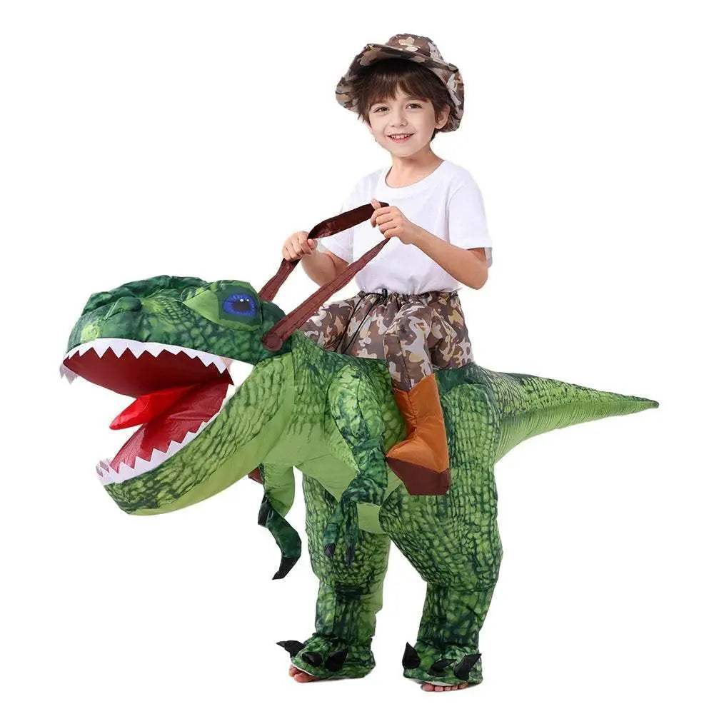 Funny Inflatable Dinosaur Costume Riding T Rex Kids - ToylandEU