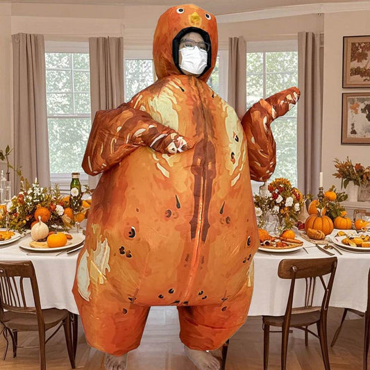 Funny Inflatable Turkey Costume Unique Outfit For Adults - ToylandEU