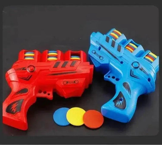 Funny Kids Soft Catapult Flying Saucer Gun Toy for Fun - ToylandEU™