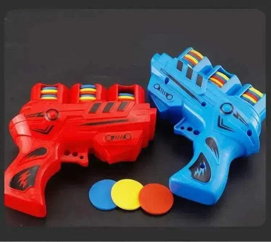 Funny Kids Soft Catapult Flying Saucer Gun Toy for Fun - ToylandEU™