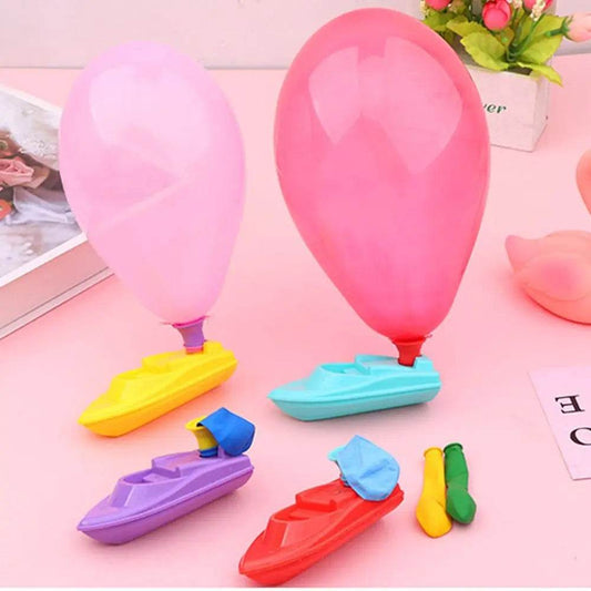 Funny With 3 Balloons Balloon Power Boat DIY Educational Equipment Bathing Toy Science Experiment Balloon Car Student - ToylandEU