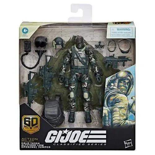 G.I. Joe Classified Series 60th Anniversary 6-Inch Action Pilot HALO Jumper Action Figure - ToyShnip