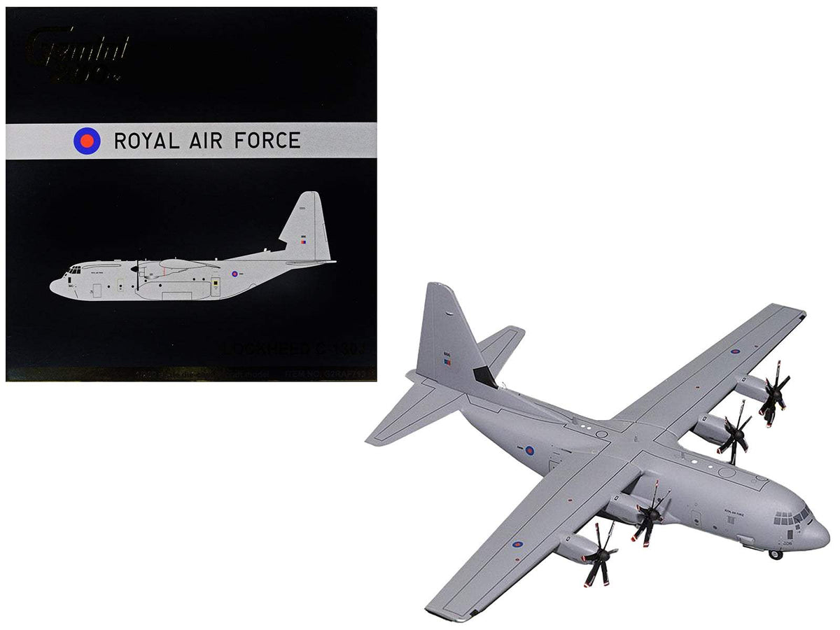 Lockheed C-130J Super Hercules Transport Aircraft | 1/200 Diecast Aircraft Model | GeminiJets | British Royal Air Force Series
