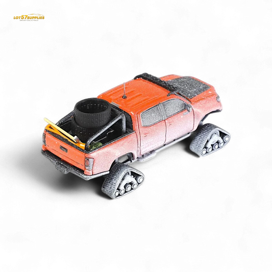 GCD Toyota Tacoma Snow Version Orange Red 1:64 - ToylandEU™