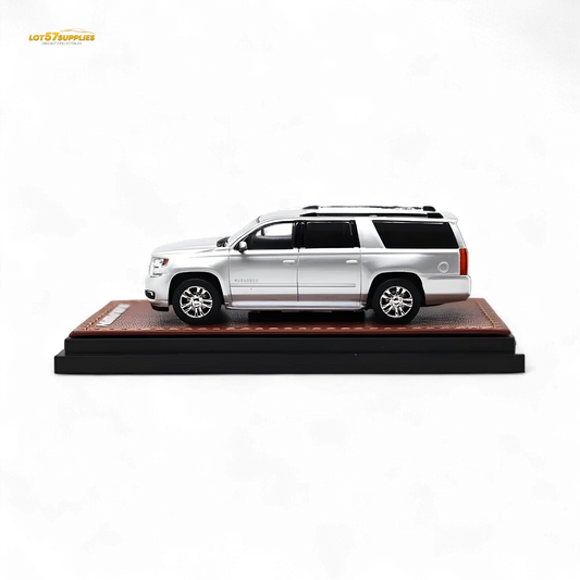 Chevrolet Suburban 2015 Diecast 1 64 Scale GOC Silver - ToylandEU™