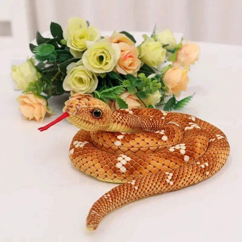 Gargantuan Python Plush Toy Pillow For Cozy Home Decor - ToylandEU