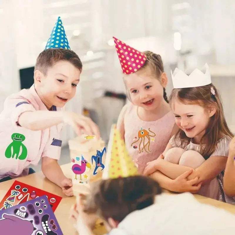 Garten Of Banban DIY Puzzle Stickers Kids Make Face Fun - ToylandEU