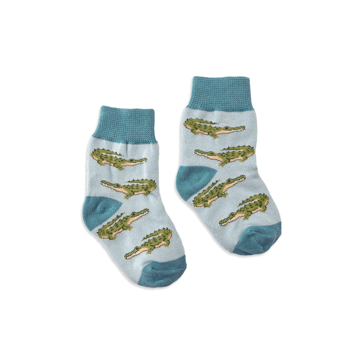 Baby Toddler Socks | All Over Alligator Print | Cute Design | Size 0-12 Months