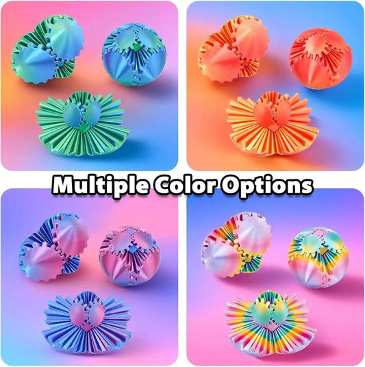 Gear Ball 3D Printed Fidget Toy Durable Stress Relief - ToylandEU™