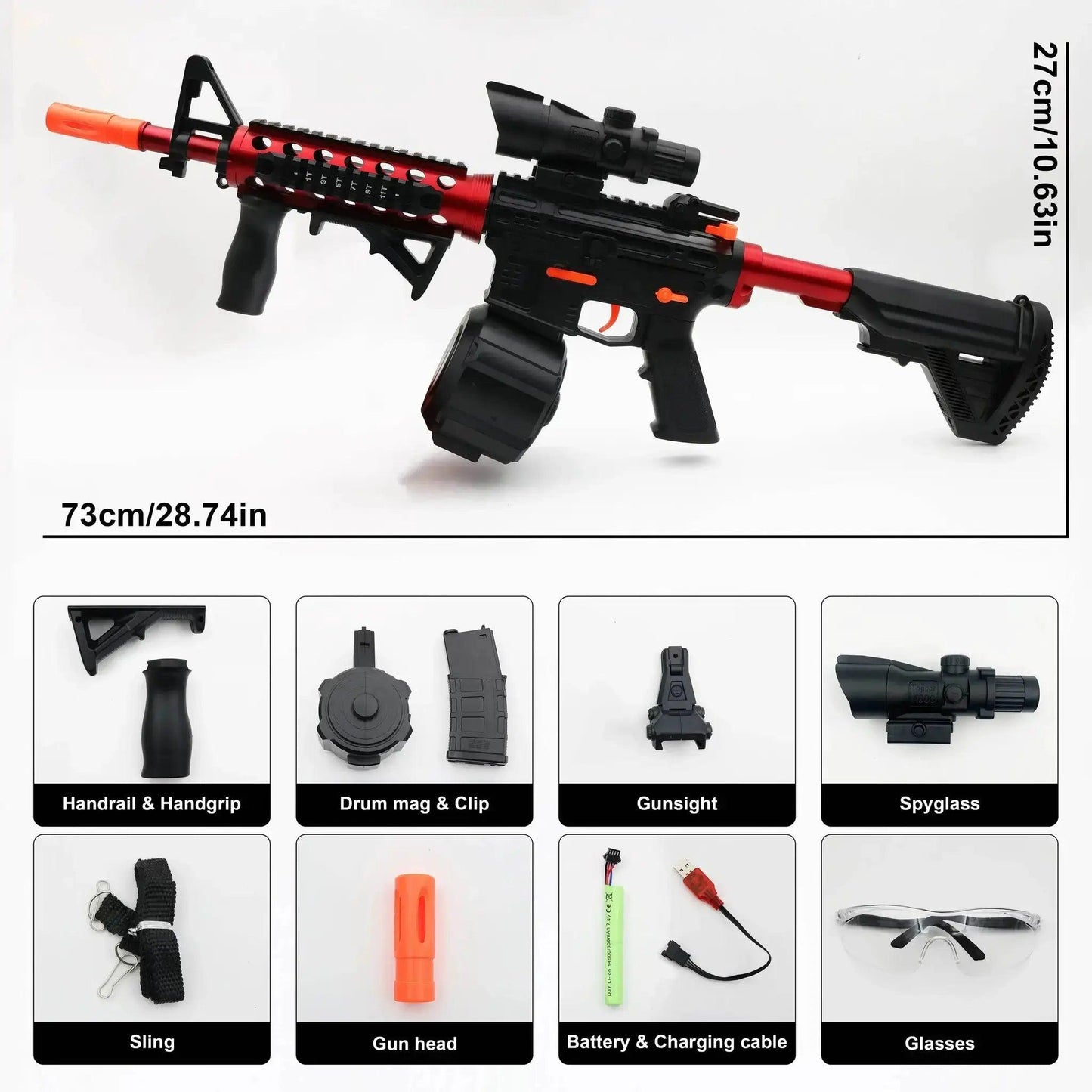 High-Performance Water Gel Ball Blaster Electric Toy Gun - ToylandEU™