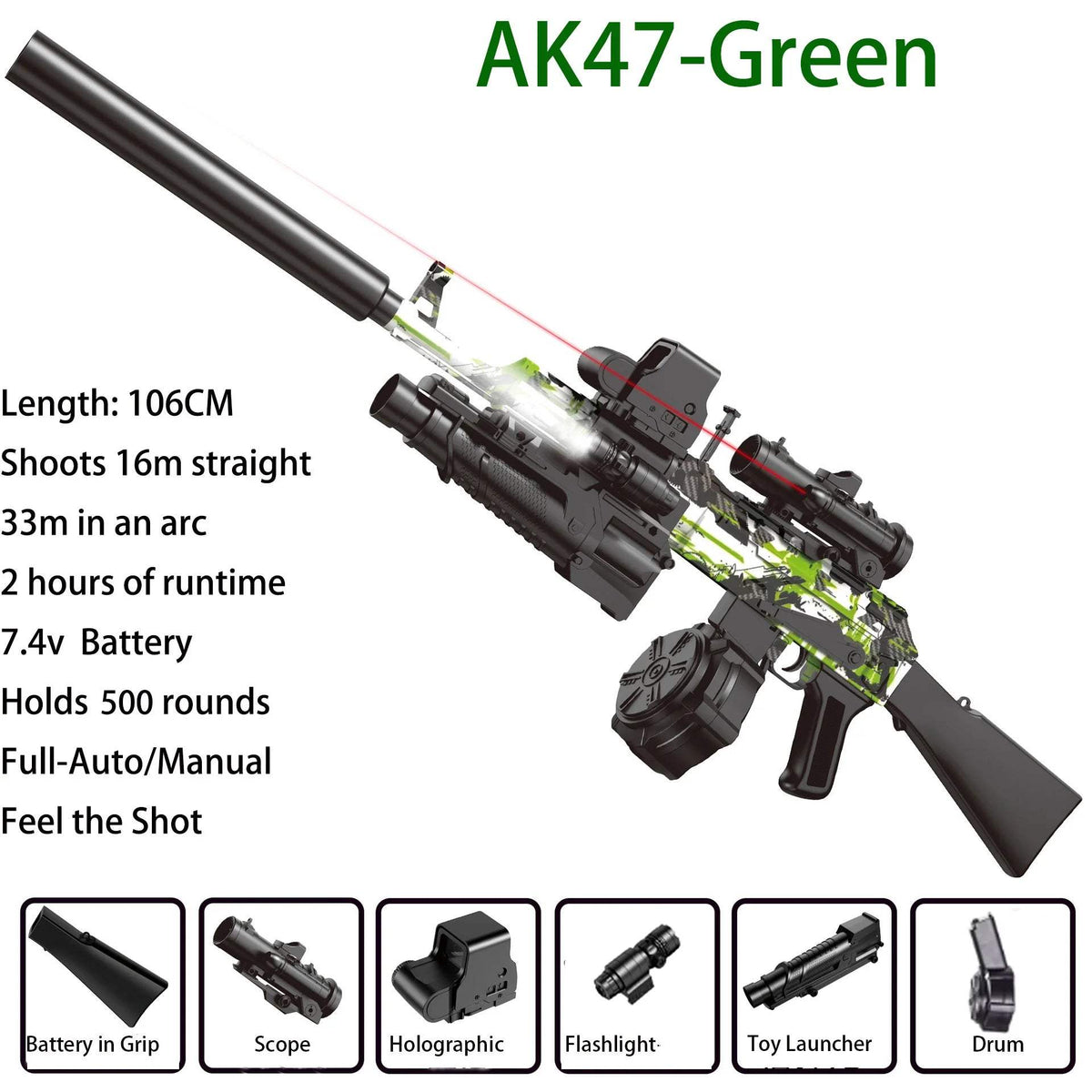 Gel Blaster | Full Auto 33M Range | Toylandeu™
