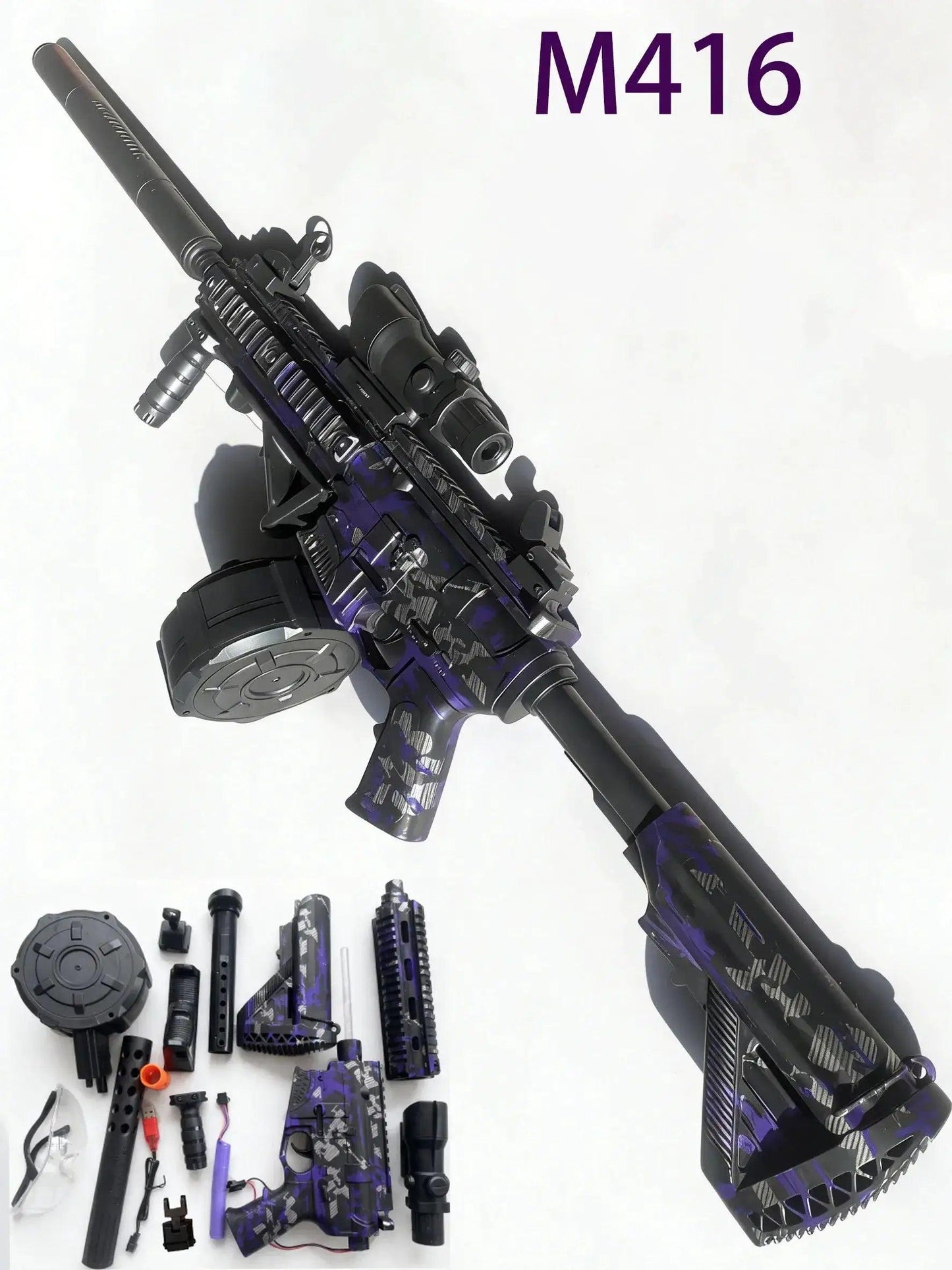 M416 Gel Blaster Full Auto Electric Toy Gun Long Range - ToylandEU™