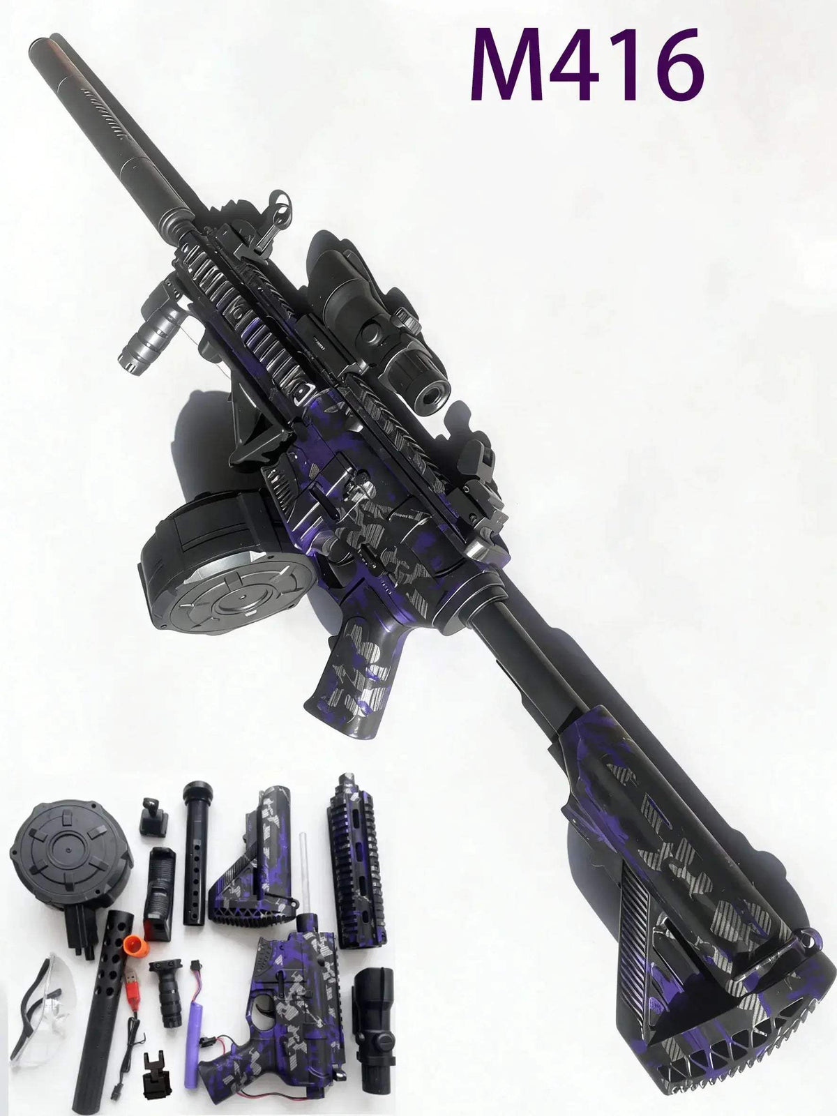 M416 Gel Blaster Full Auto Electric Toy Gun Long Range - ToylandEU™