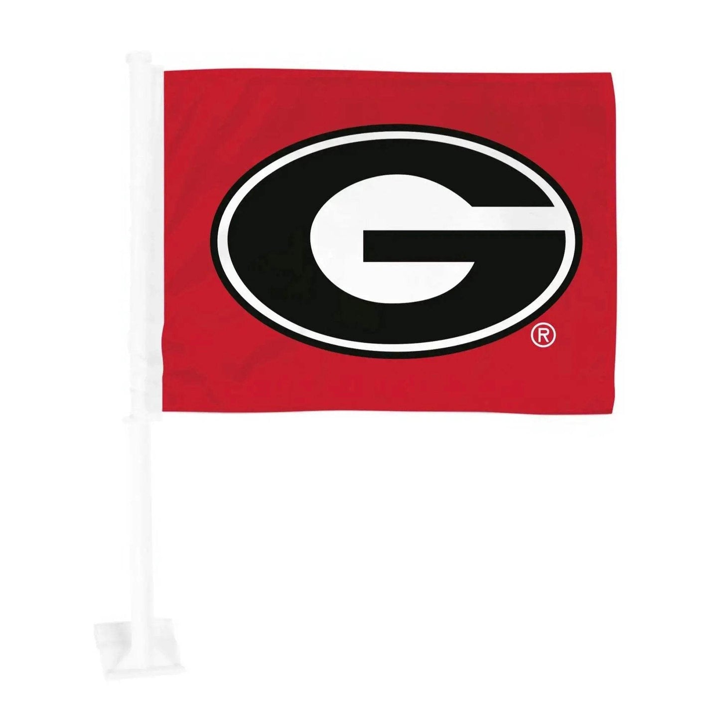 Georgia Bulldogs Car Flag Primary Logo With Durable Clip - ToylandEU™