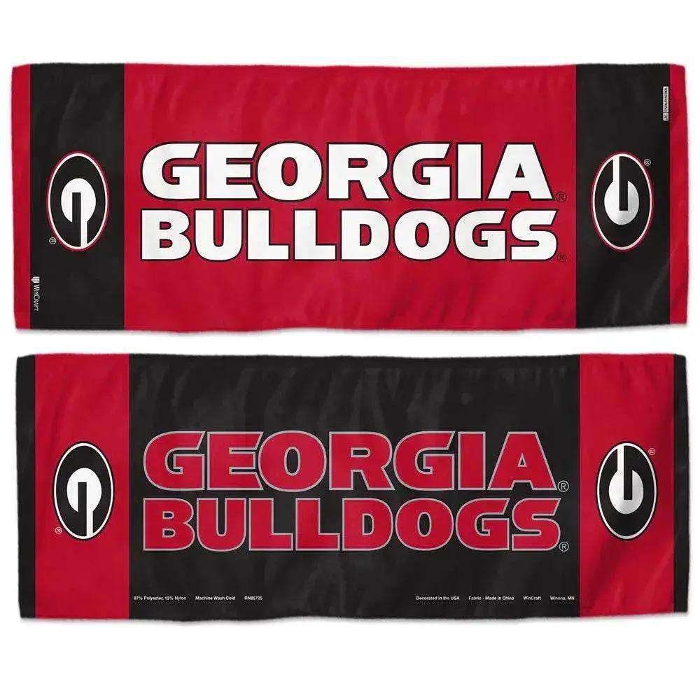 Georgia Bulldogs Cooling Towel 12x30 Performance Polyester - ToylandEU