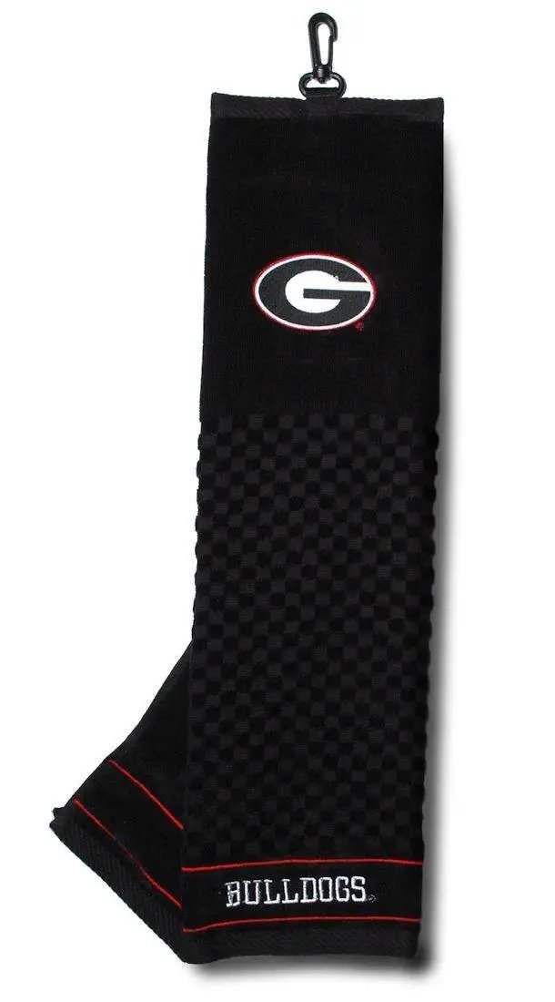 Georgia Bulldogs Embroidered Golf Towel 16x22 Tri Fold Hook - ToylandEU™