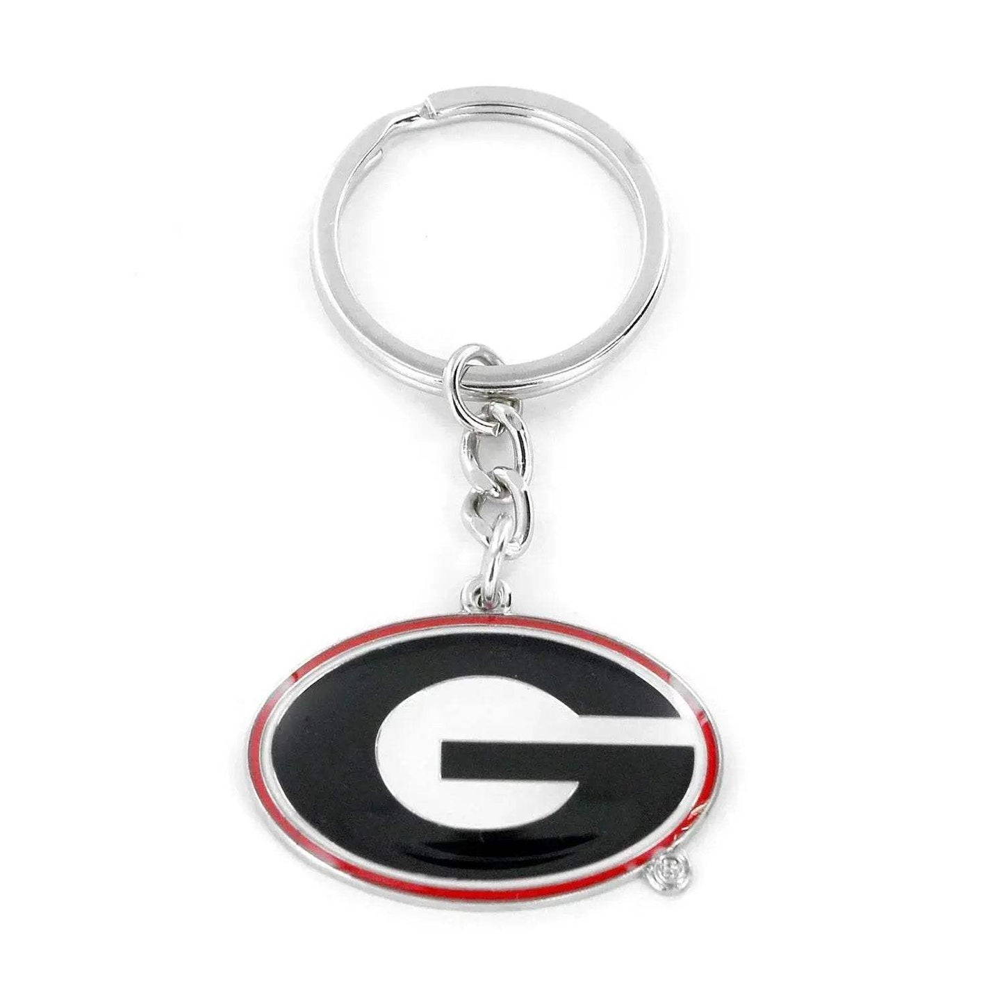 Georgia Bulldogs Logo Keychain Metal With Split Ring - ToylandEU™
