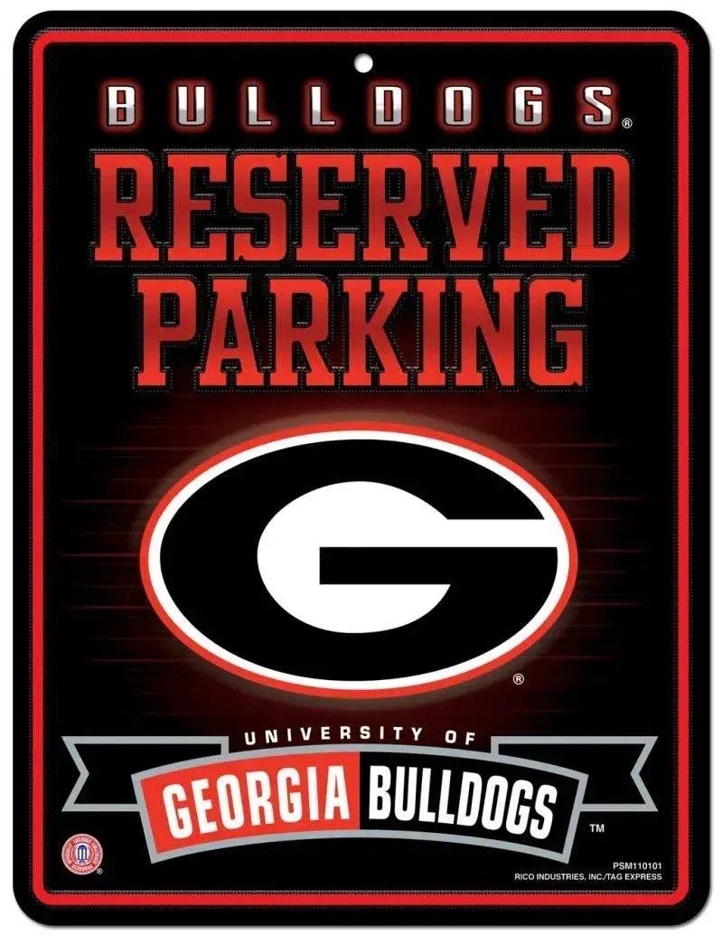 Georgia Bulldogs Sign Metal Parking - ToylandEU™