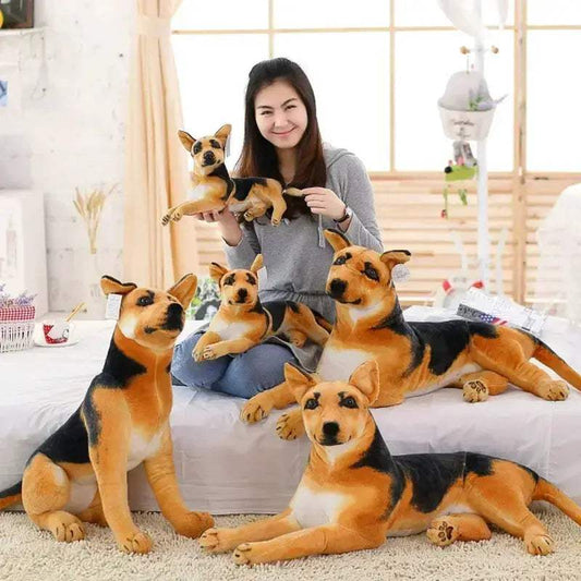 German Shepherd Plush Toy Gift For Kids Soft Durable - ToylandEU™