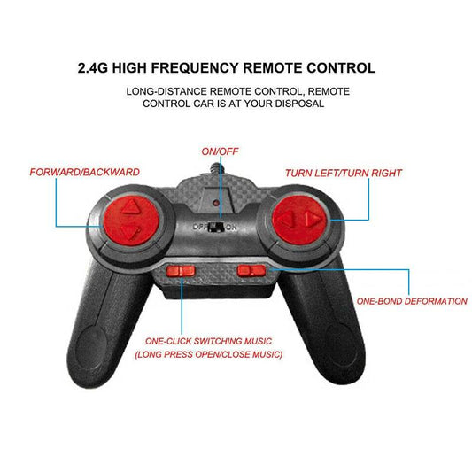 Gesture-Activated Off-Road Stunt Car with Music for Kids - ToylandEU