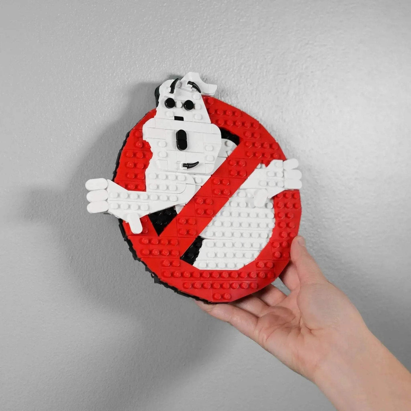 LEGO Ghost Hunters Logo Brick Set With White Ghost Detail - ToylandEU