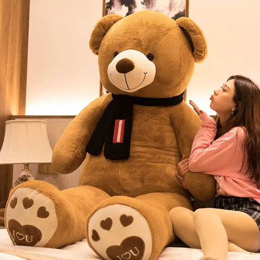 Giant 100cm Plush Lovers Teddy Bear - Cuddle Buddy for All Ages! - ToylandEU
