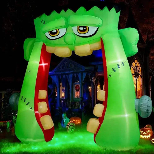 Giant Frankenstein Archway Inflatable For Easy Halloween Lawn Decor - ToylandEU