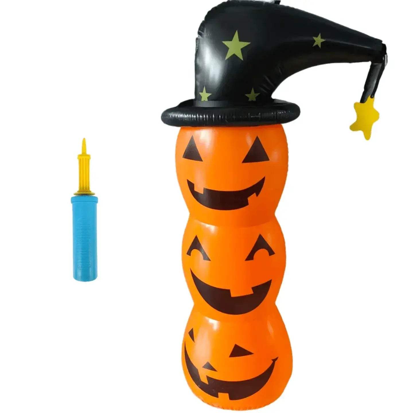 Giant Halloween Inflatable Pumpkin Decor With Dual Designs Air Pump - ToylandEU