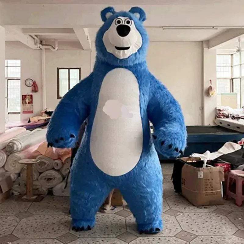 Giant Inflatable Bear Mascot Costume for Adults Walking - ToylandEU