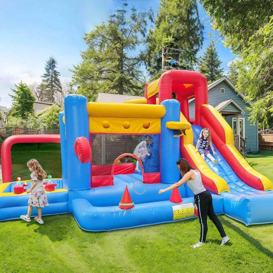 Giant Inflatable Bounce House Big Size Trampoline With Slide - ToylandEU™