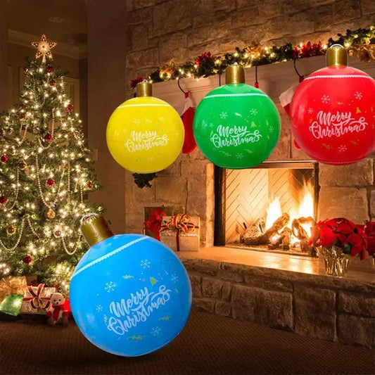 Giant Inflatable Christmas Ball Outdoor Decoration - ToylandEU™