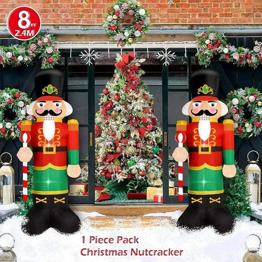 Nutcracker Inflatable Giant Lighted Eight Foot Decor - ToylandEU™