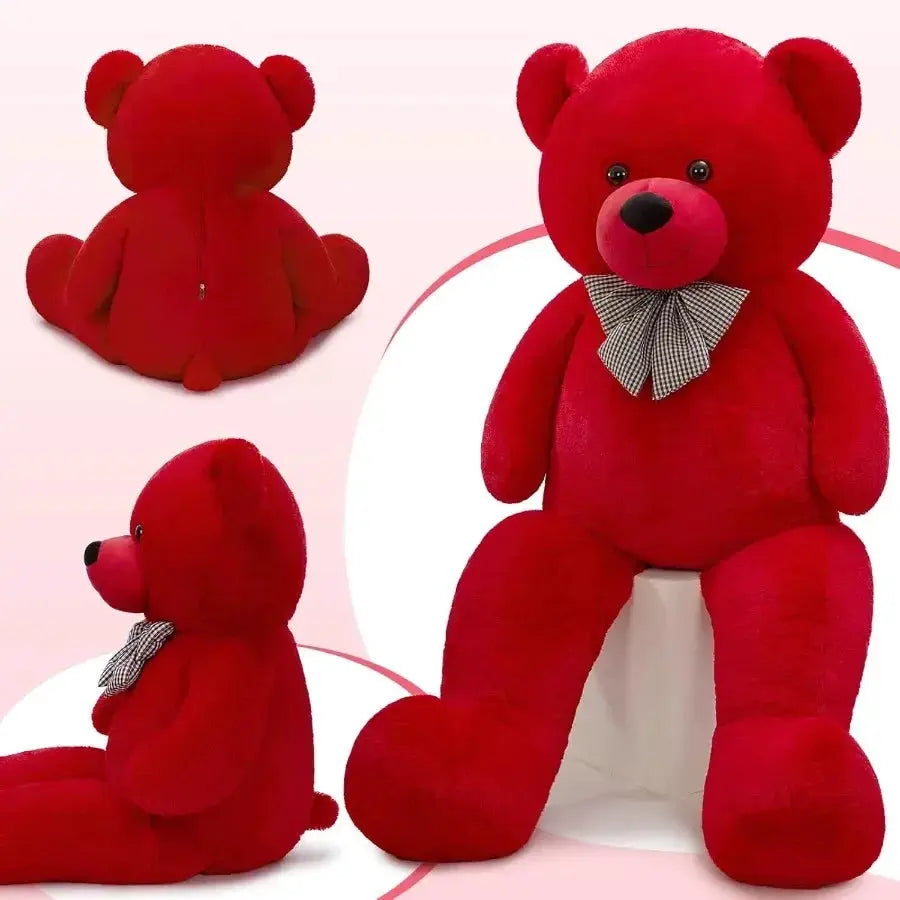 Giant Red Teddy Bear Plush Toy 47 Inch Cuddly Gift - ToylandEU
