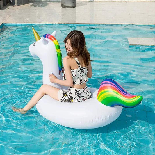 Giant Unicorn Float For Adults Colorful Ride On - ToylandEU™