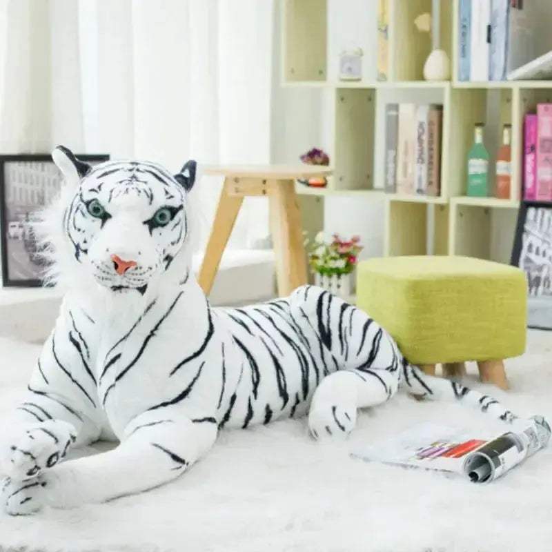 Giant White Tiger Plush Toy Pillow The Perfect Gift - ToylandEU