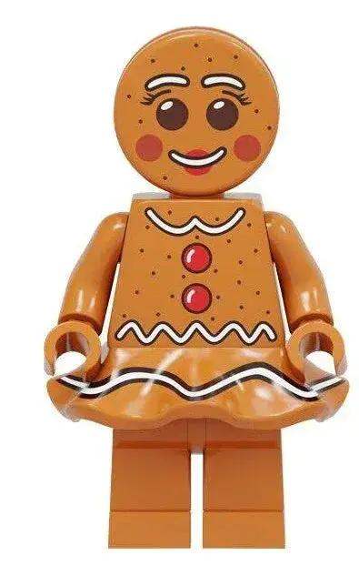 Gingerbread Couple Custom Minifig Set – Sweet Holiday Duo - ToylandEU