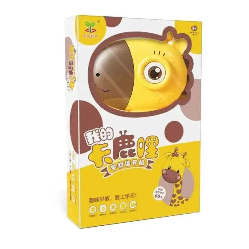 Giraffe Flash Card Reader Sight Words Language Games Learning English Russian Machine Kids Early Education Toy for Toddlers Gift - ToylandEU